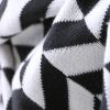 REGINA – couverture Plaid classique en coton noir et blanc, Plaid tricoté, décoration de la maison, housse de canapé, de chaise, pour la sieste au bureau, 2020 2