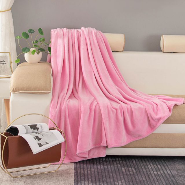 Photo  jeté de canapé 250 cm (pink) | ToPlaid